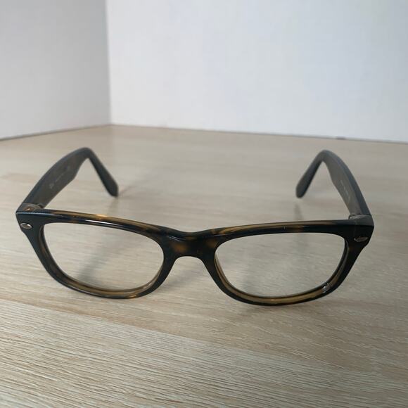 Ray-Ban RB2132 New Wayfarer 902 Sunglasses Tortoise Frames Only 52-18 Italy - Picture 2 of 8